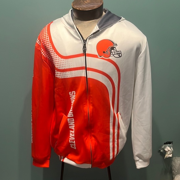 Cleveland Browns Long Sleeve Jacket - Picture 1 of 8